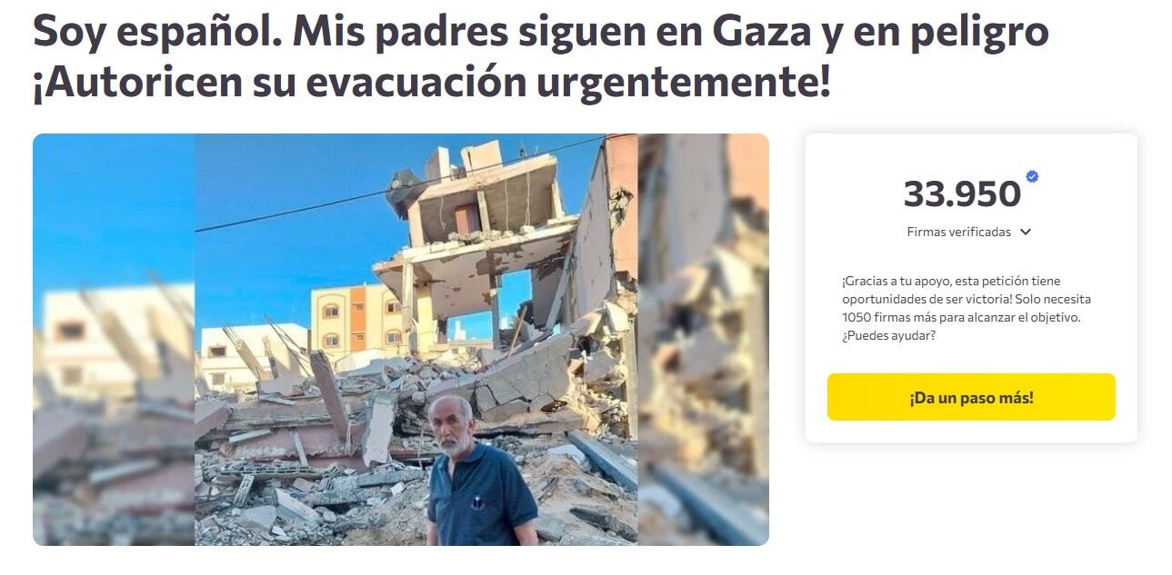Un ciudadano de Valladolid pide la evacuación urgente de Gaza de su familia