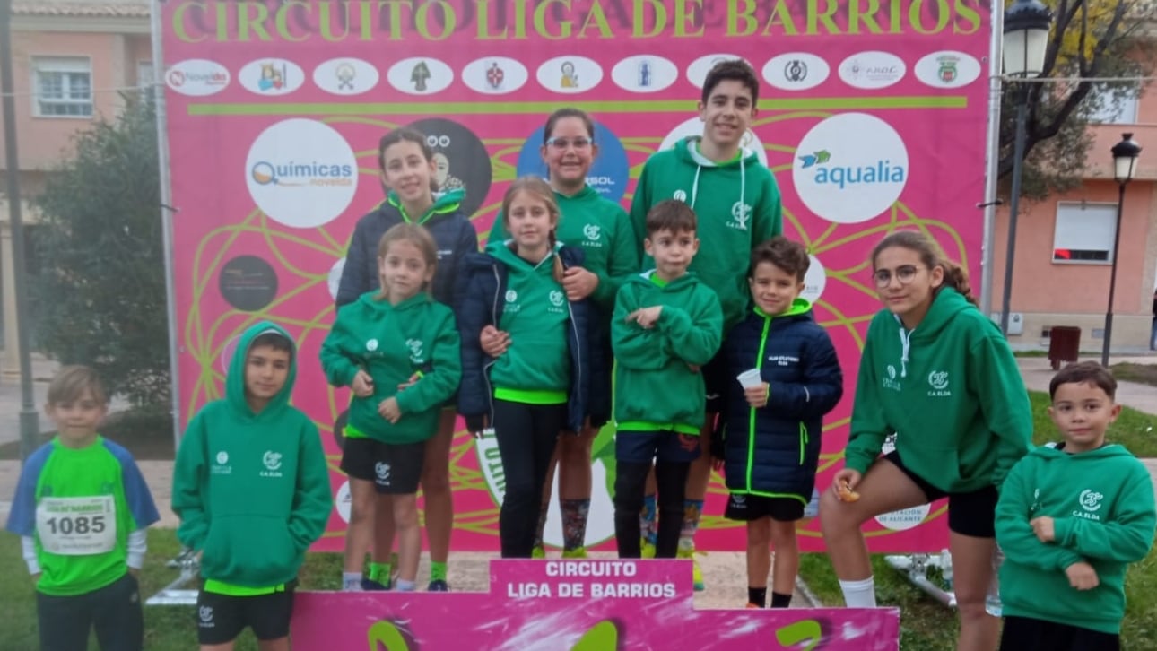 Atletas eldenses en Novelda