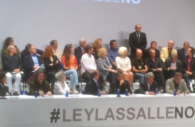 Artistas, creadores, editores y productores piden la retirada de la ley de Propiedad Intelectual