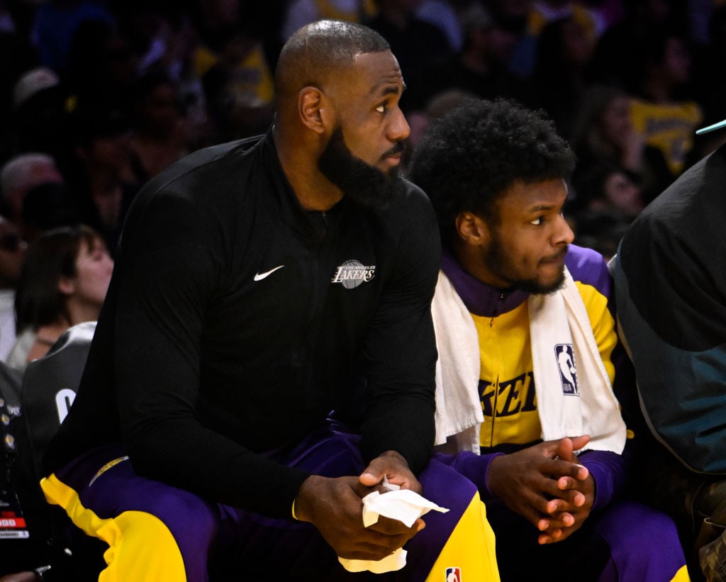 Lebron y Bronny James.