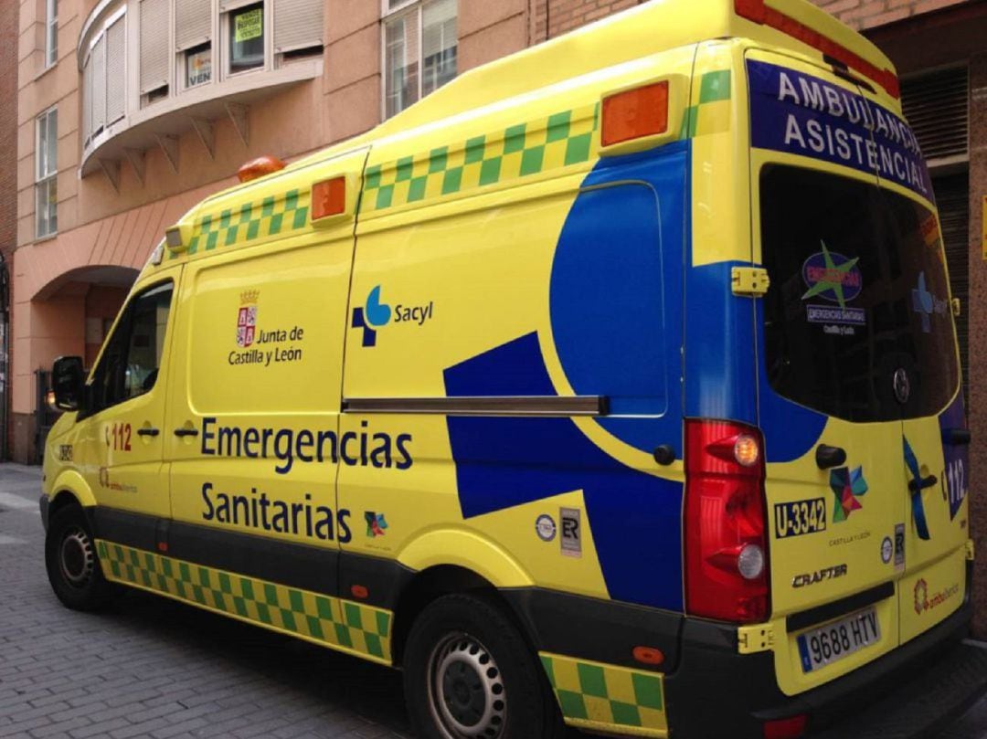 Herido tras ser atropellado por un camión en Palencia