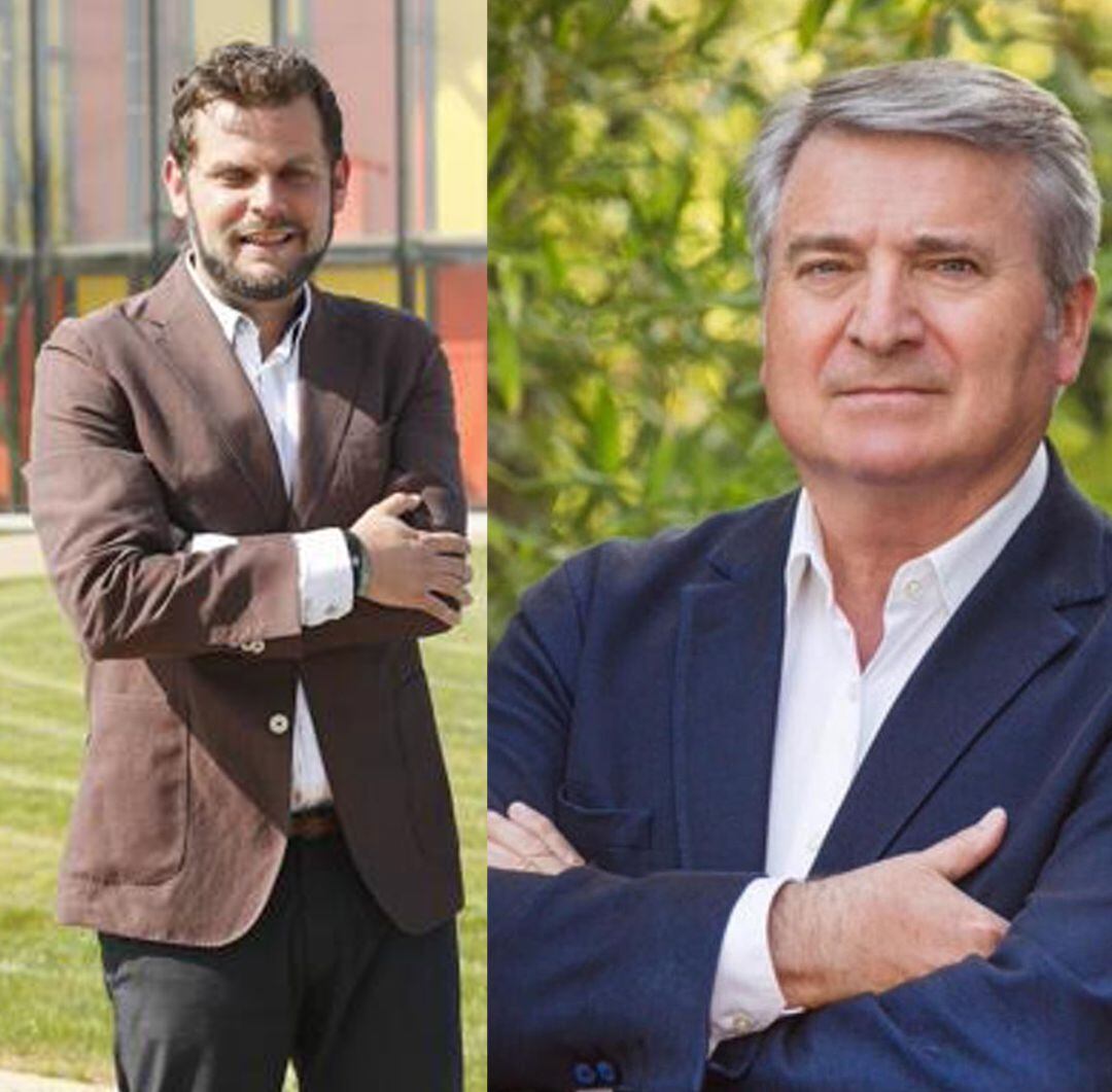 Javier Santiago (izquierda) y Raúl Valcarce