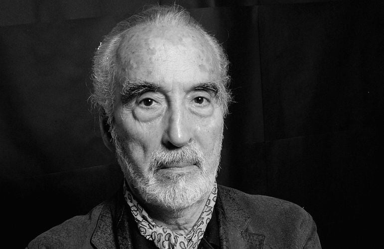 El actor británico Sir Christopher Lee.