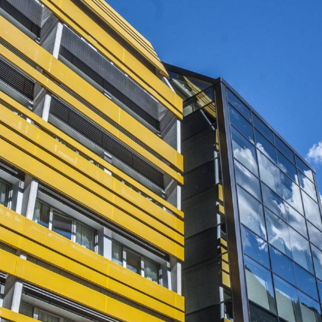 Façana de la residència Salita, a Escaldes.