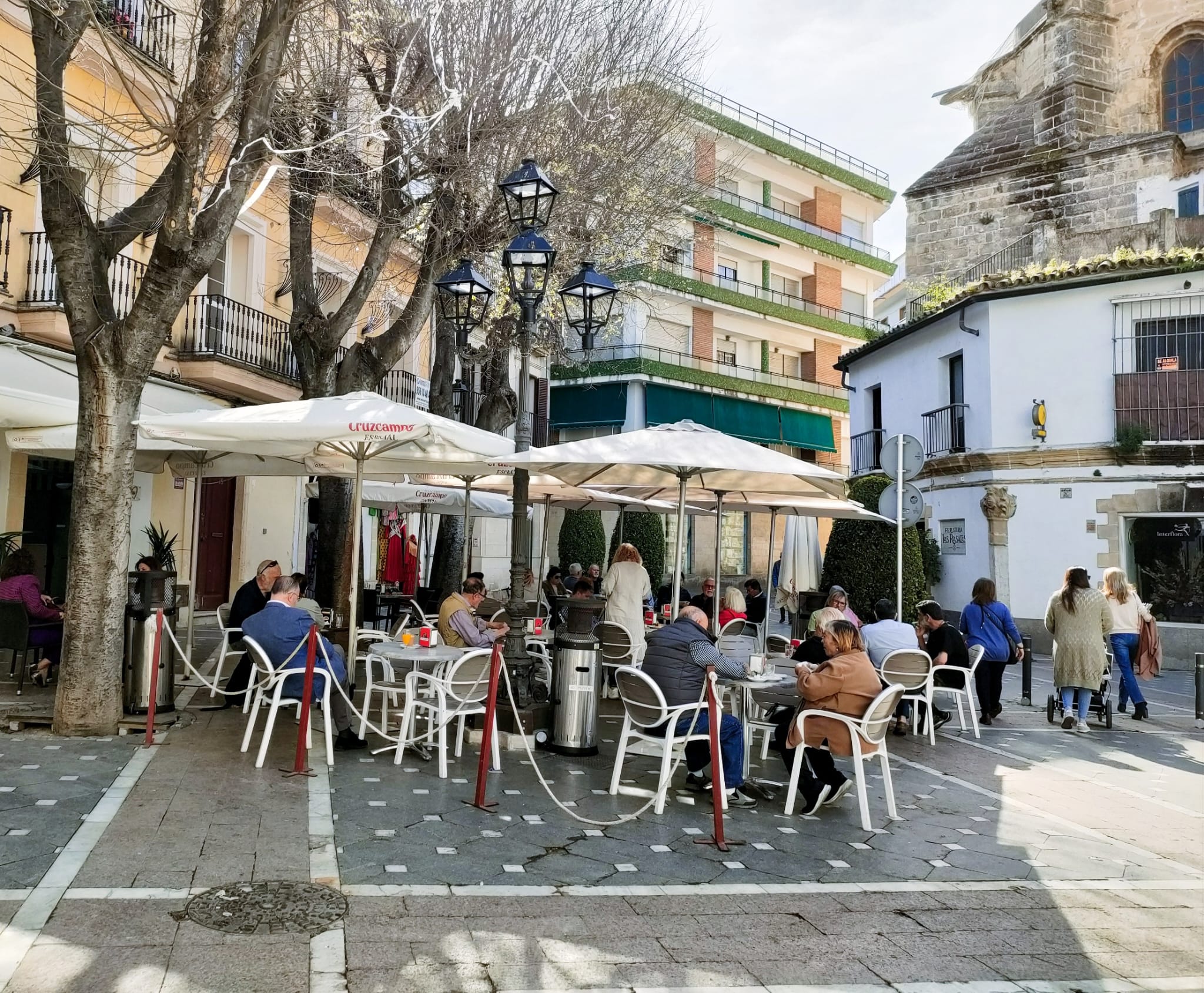 Terraza del centro de Jerez