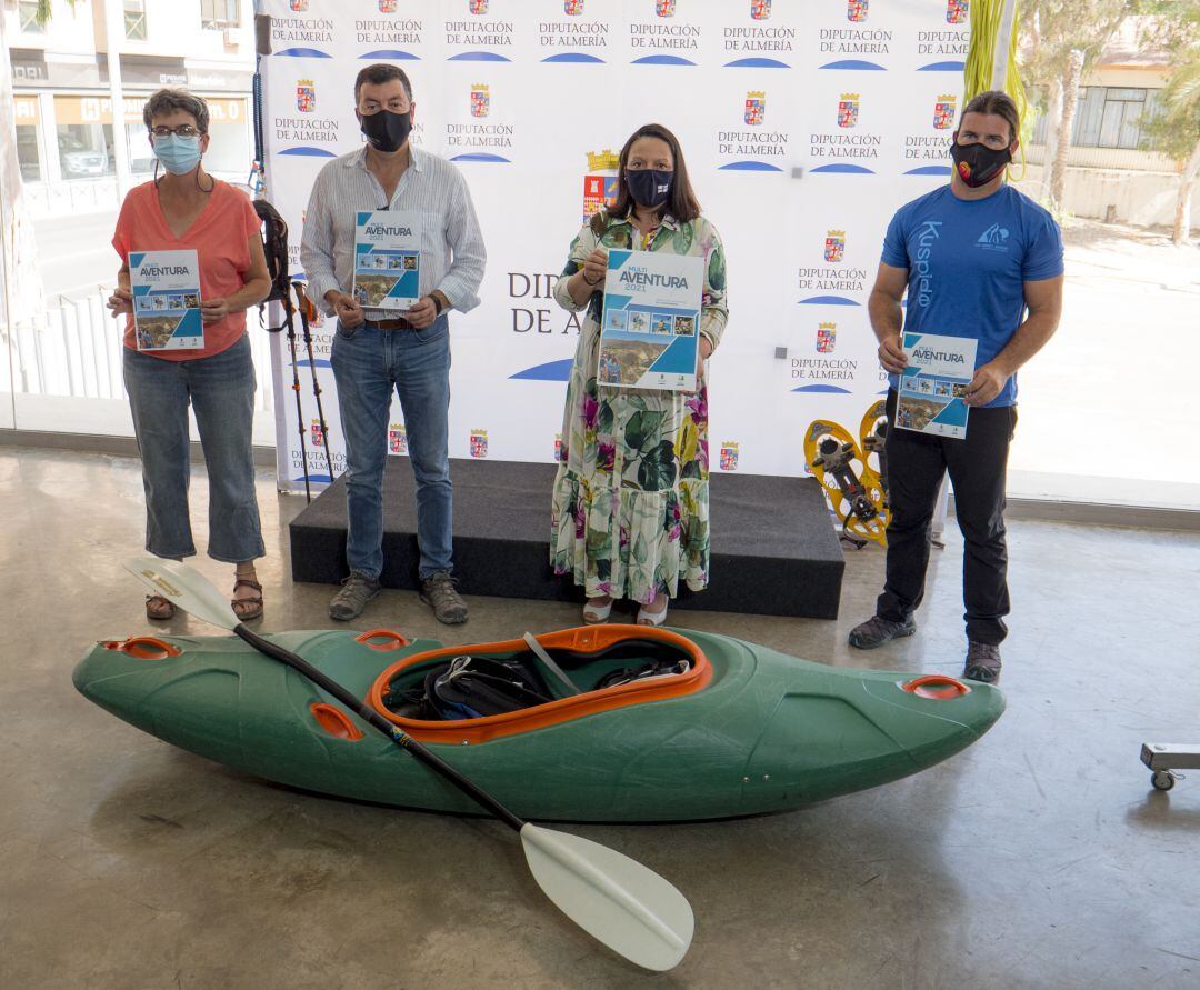 Presentación de una gran actividad con la Diputación de Almería.