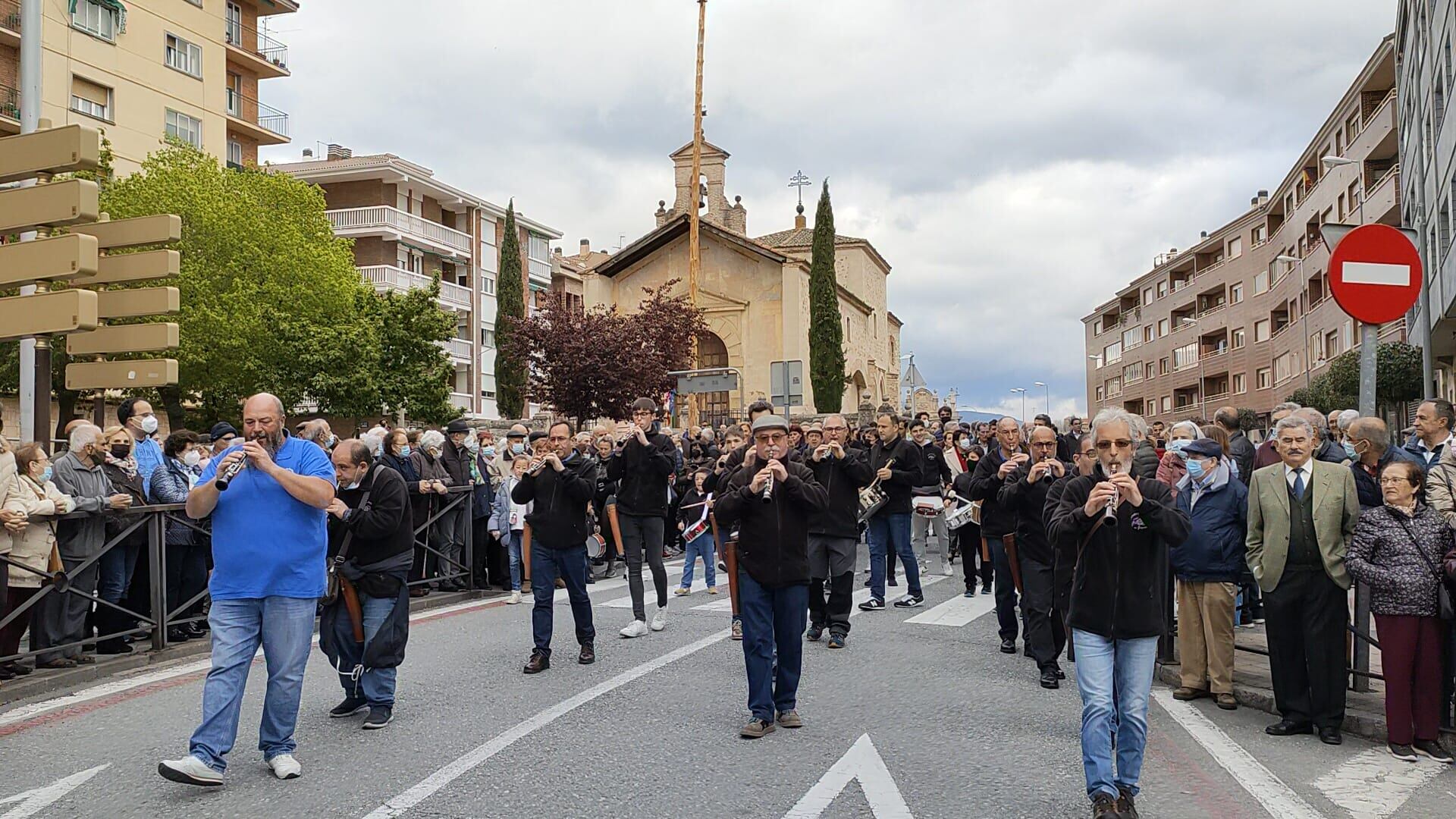 Imagen de las fiestas del barrio de El Cristo del Mercado, en la capital.