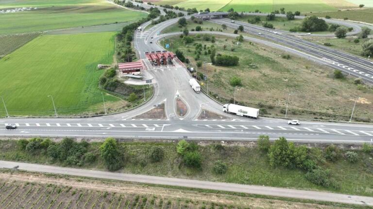 Transportes aprueba el proyecto de trazado para construir una nueva glorieta en el acceso a la AP-68 en Haro