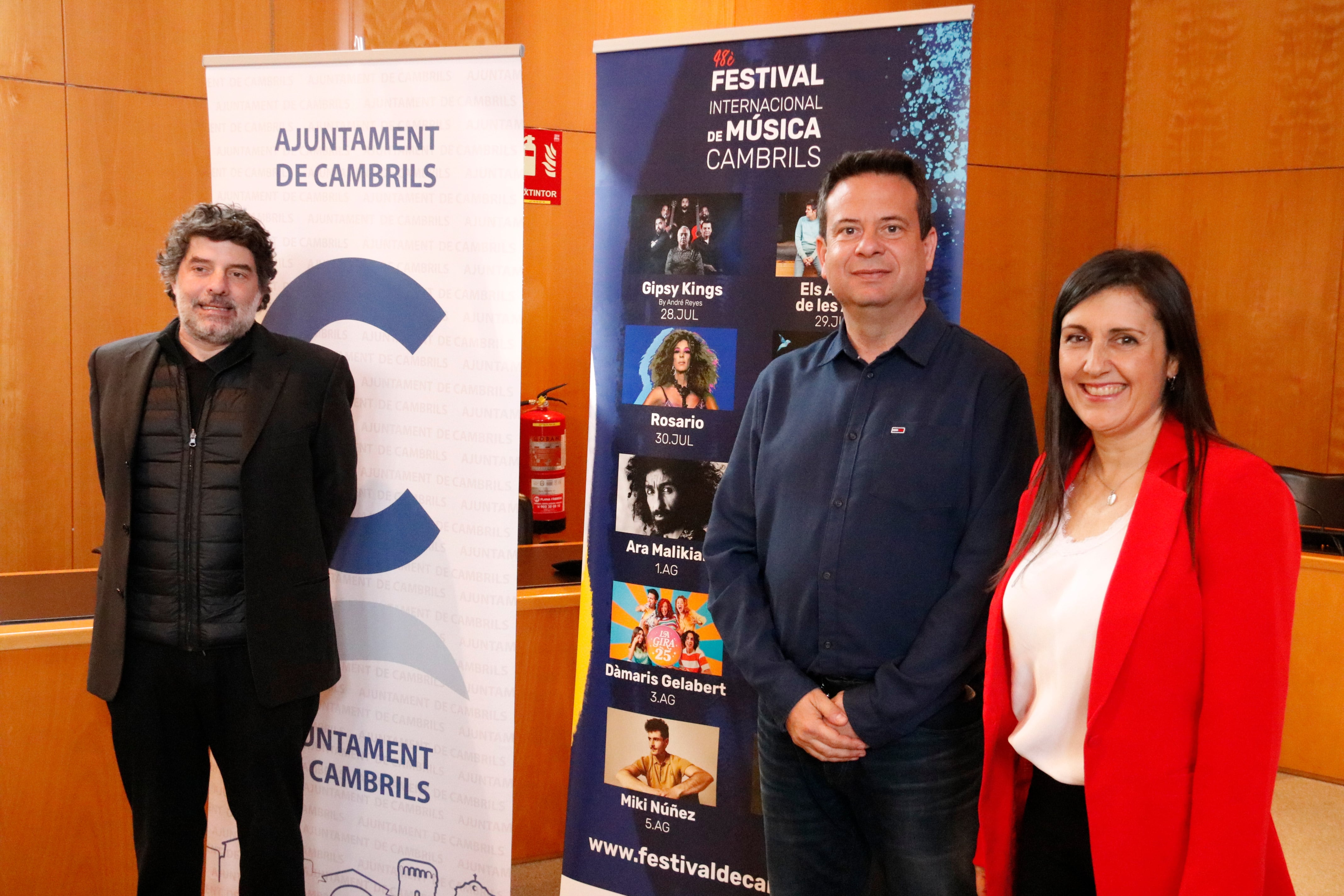 Moment de la presentació del cartell del festival