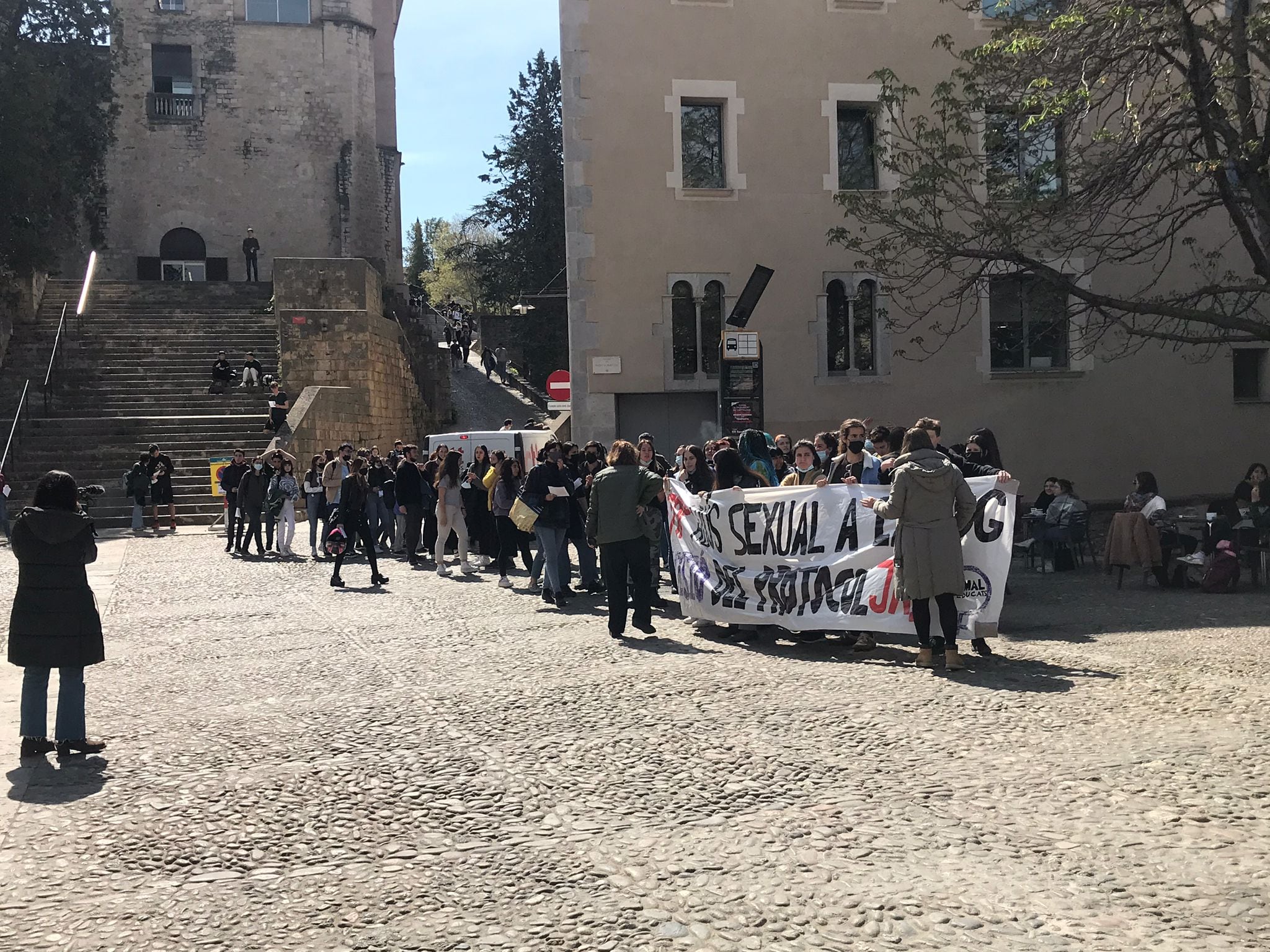 Manifestació estudiants UdG