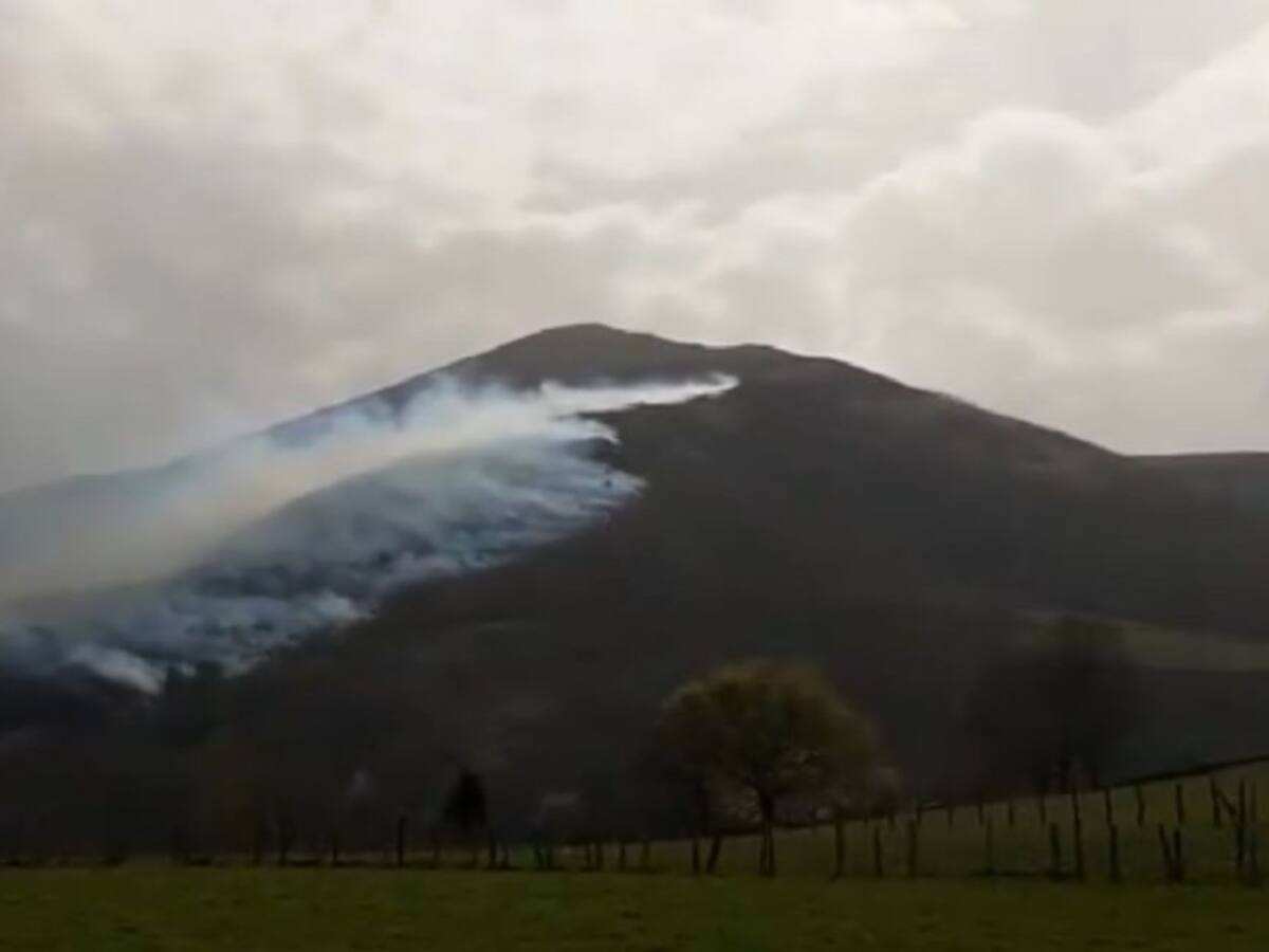 El incendio de Erratzu afecta a más de 200 hectáreas