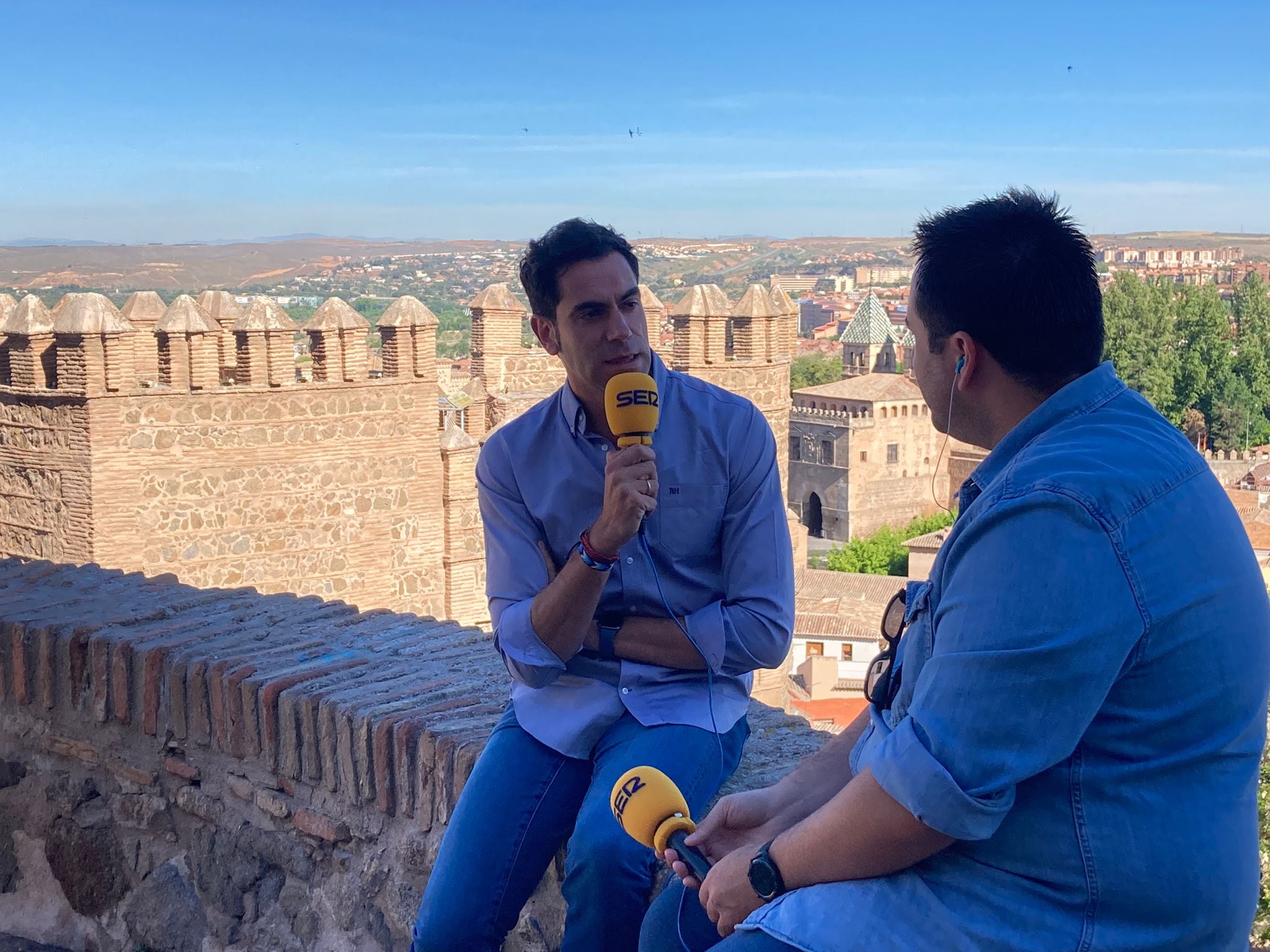 Julio Comendador, candidato a la alcaldía de Toledo por &#039;Primero Toledo&#039;, en la ronda de entrevistas pre-electorales realizada por SER Toledo