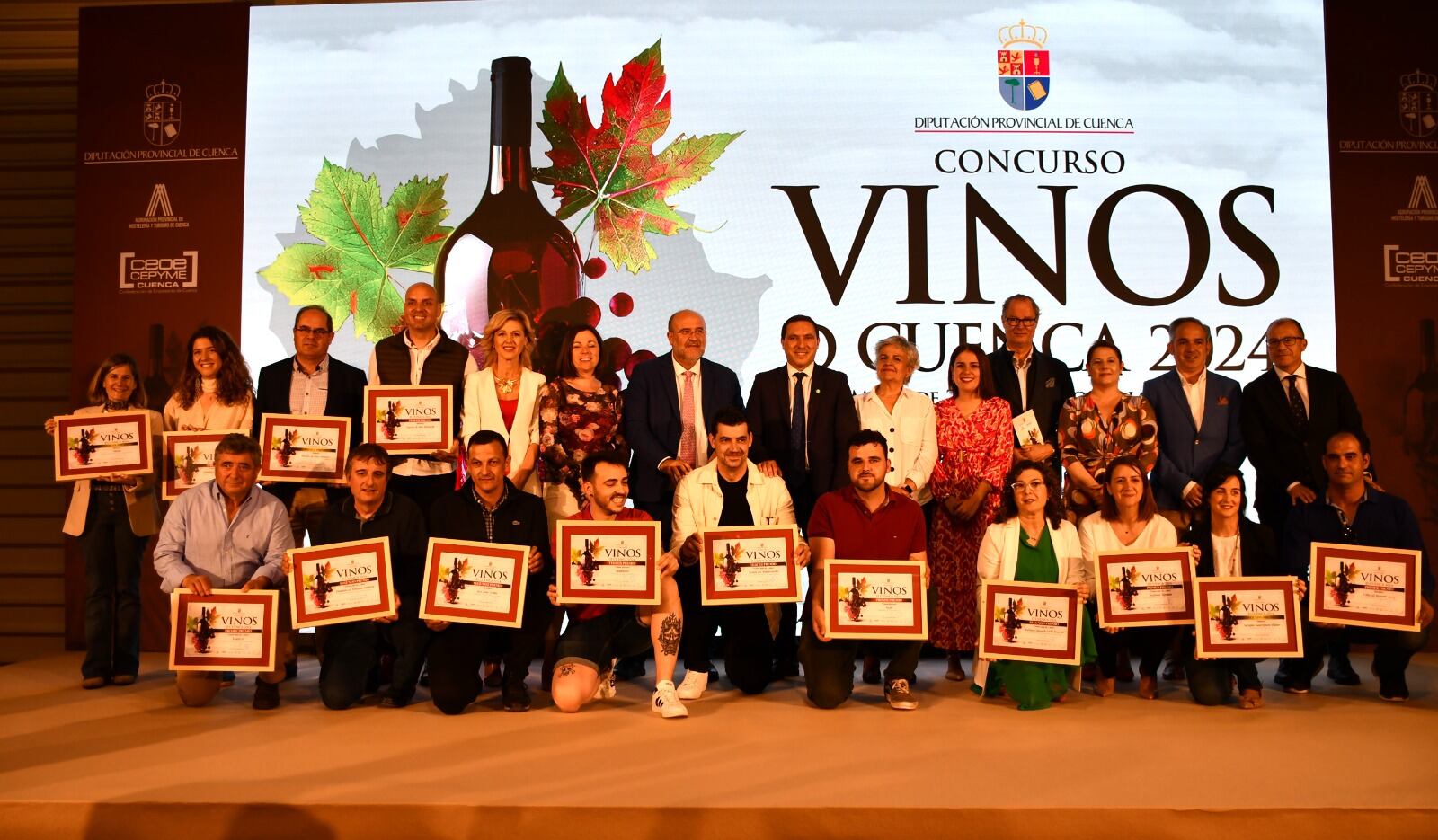 Premiados en el XXX Concurso Provincial de Vinos organizado por la Diputación de Cuenca