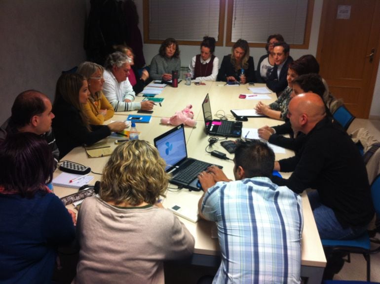 Imagen de una de las reuniones de trabajo de la cuarta edición de la lanzadera de empleo de Segovia