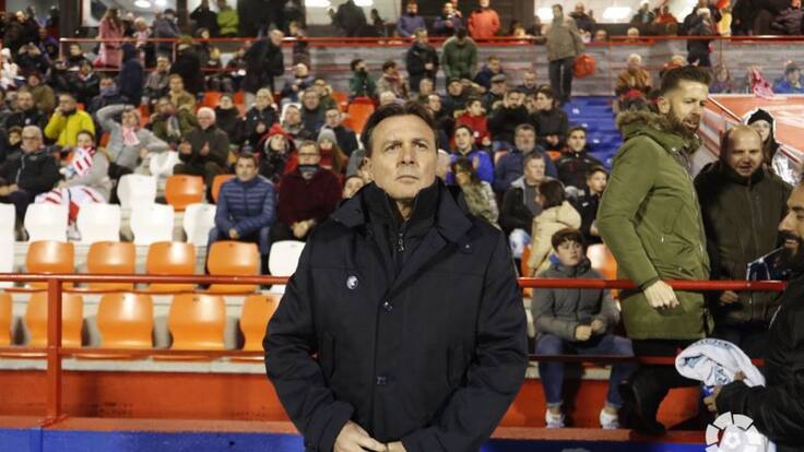 Rueda de prensa de Cristóbal Parralo previo al Racing - Extremadura