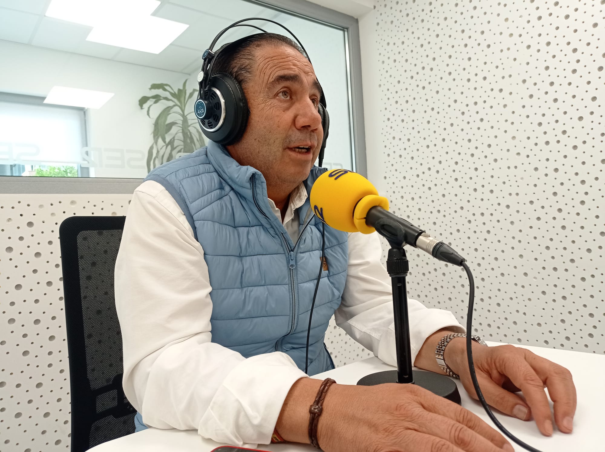 Inocencio Gil, exalcalde de Pepino, en los micrófonos de SER Talavera