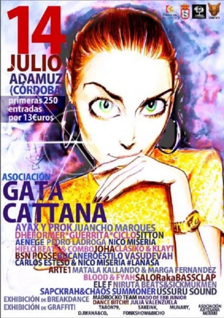 Cartel Gata Cattana Festival 2018