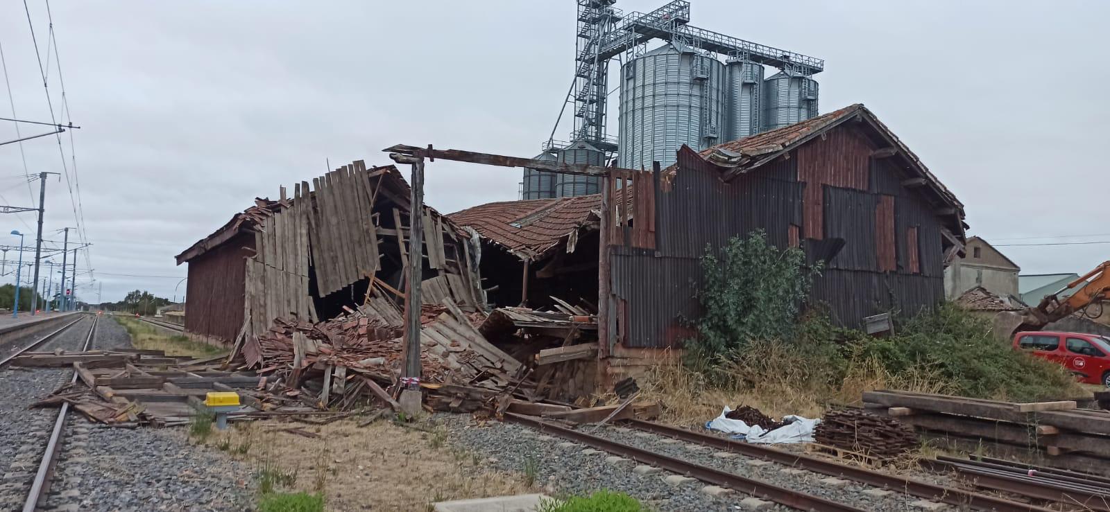 Imagen del muelle tras los trabajos de Adif