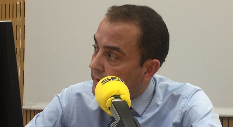 Miguel Zorío, en los estudios de la SER