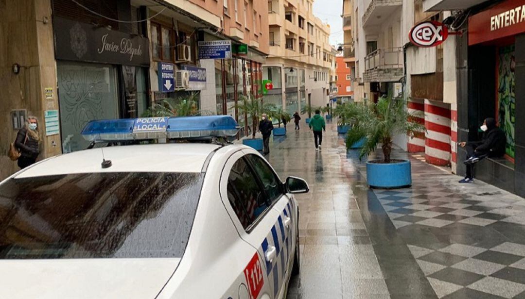 Un vehículo de Policía Local.