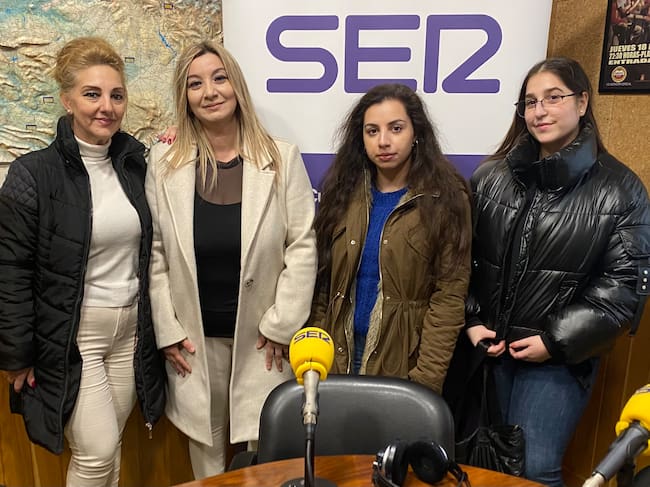 Rosario Saavedra, Rocío Bustamante, Alba Santiago y Alba Muñoz en el estudio central de SER Cuenca.