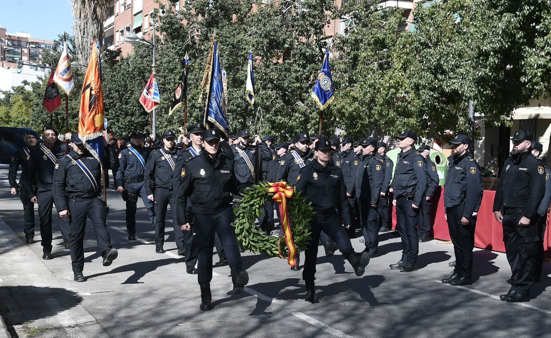 Inauguración de la Plaza de la Policía Nacional de València