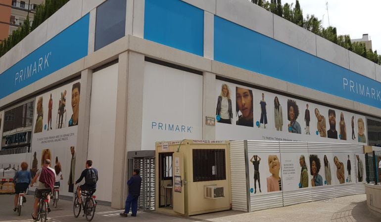 Edificio Primark en Valencia en una imagen de este miércoles