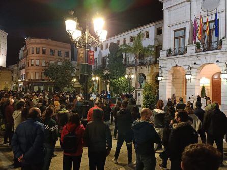 Manifestación a favor de Pablo Hasél en Gandia