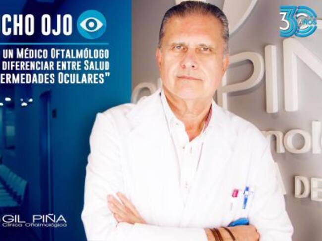 El doctor Rafael Gil Piña, oftalmólogo onubense
