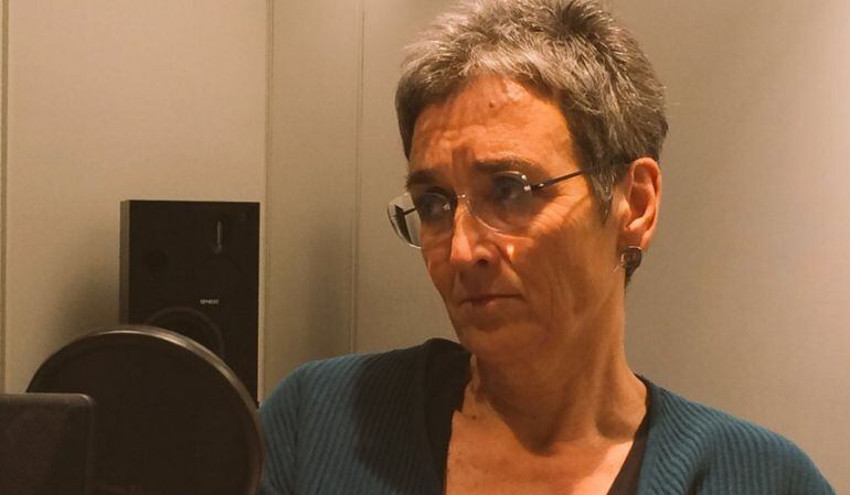 La vicepresidenta de l'europarlament i diputada dels Verds autríacs, Ulrike Lunacek, al Balcó especial des d'Estrasburg