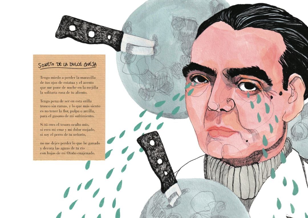 Imagen de &#039;Federico&#039;, la biografía ilustrada de Federico García Lorca por Ilu Ros