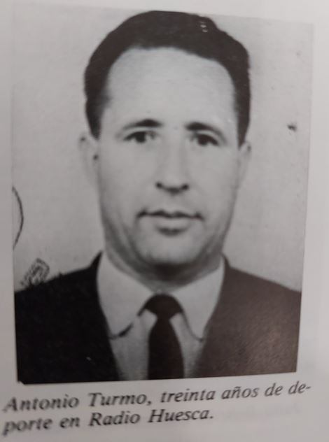 Antonio Turmo fue colaborador de deportes en Radio Huesca