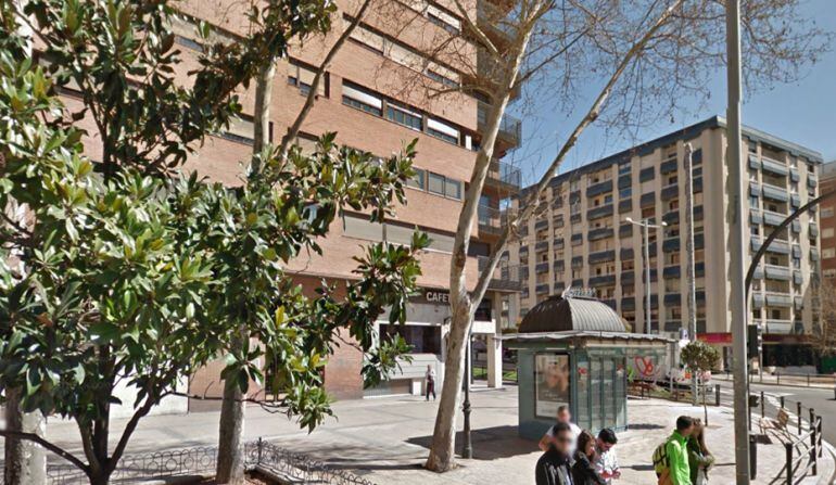 Lugar donde tuvo lugar el accidente la noche de ayer martes