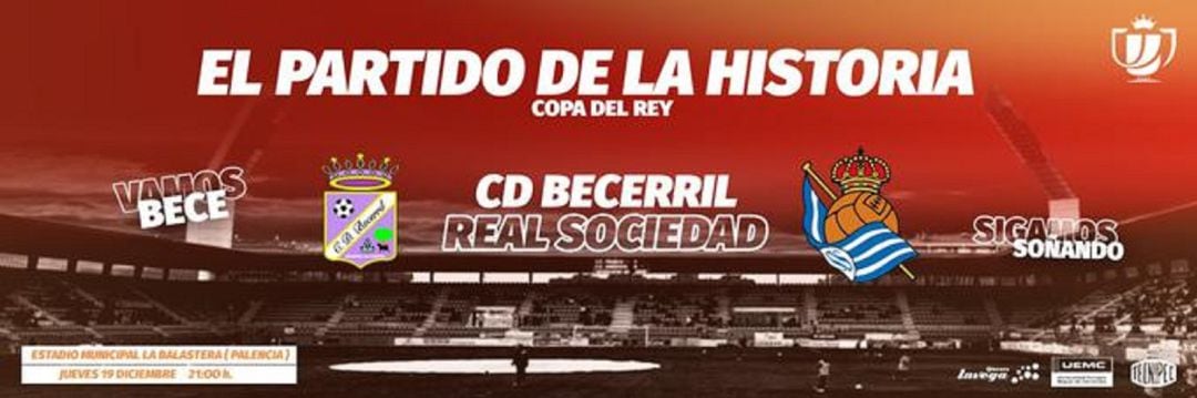 Un partido que hizo historia y que estrechó lazos entre la Real Sociedad y el Becerril (Palencia)