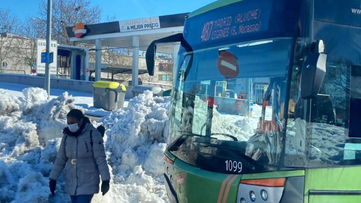 El transporte del sur de Madrid vuelve paulatinamente a la normalidad