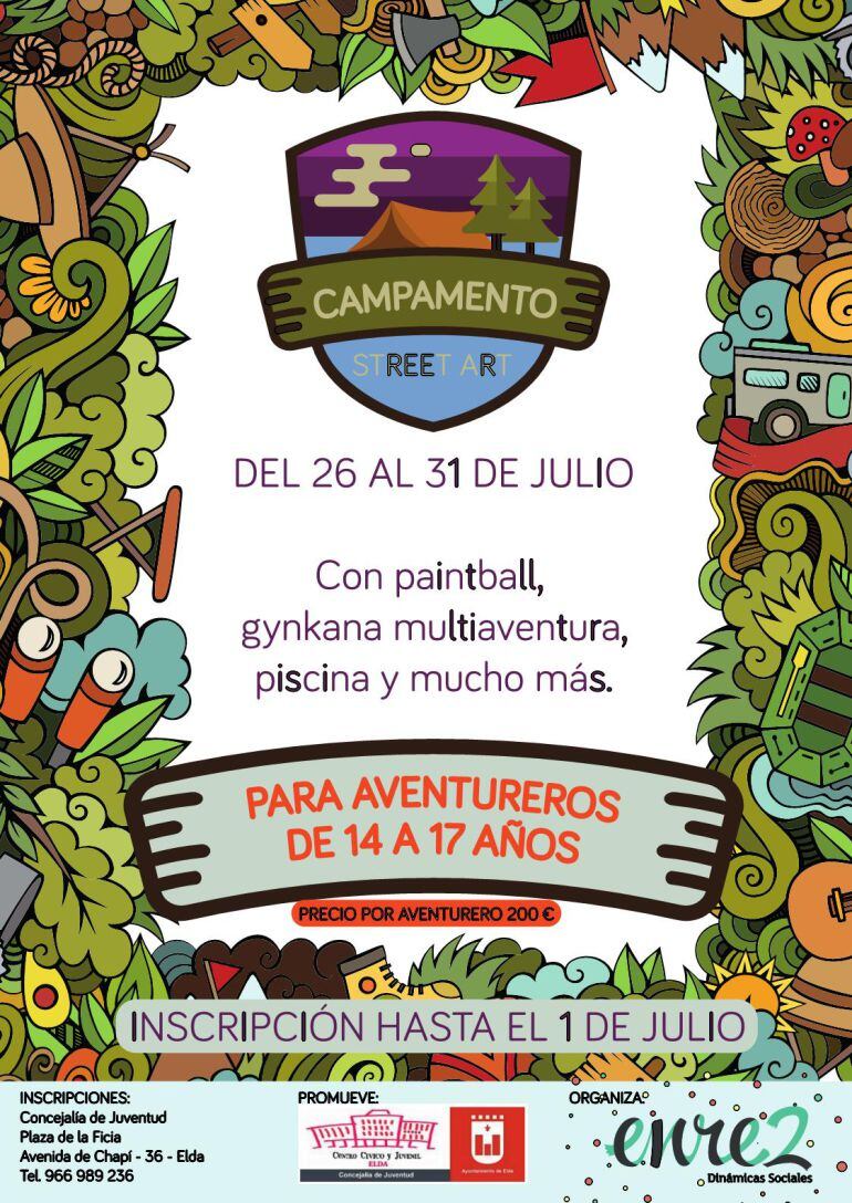 Cartel del campamento 