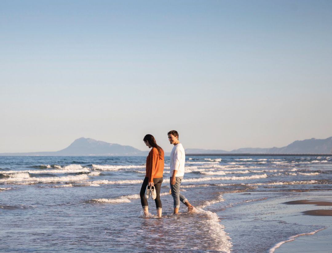 Imagen de la playa de Gandia