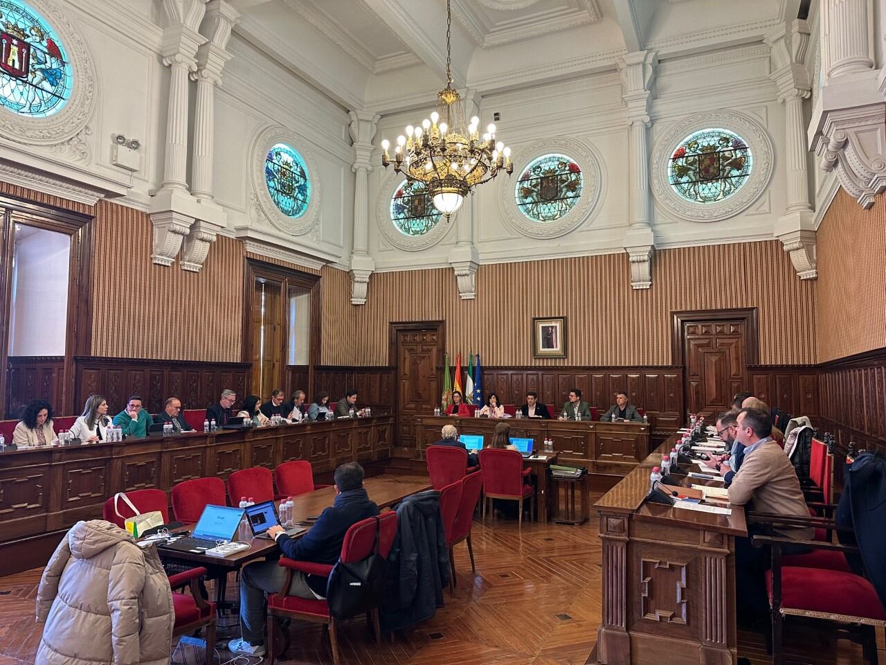 Pleno de la Diputación Provincial de Jaén.