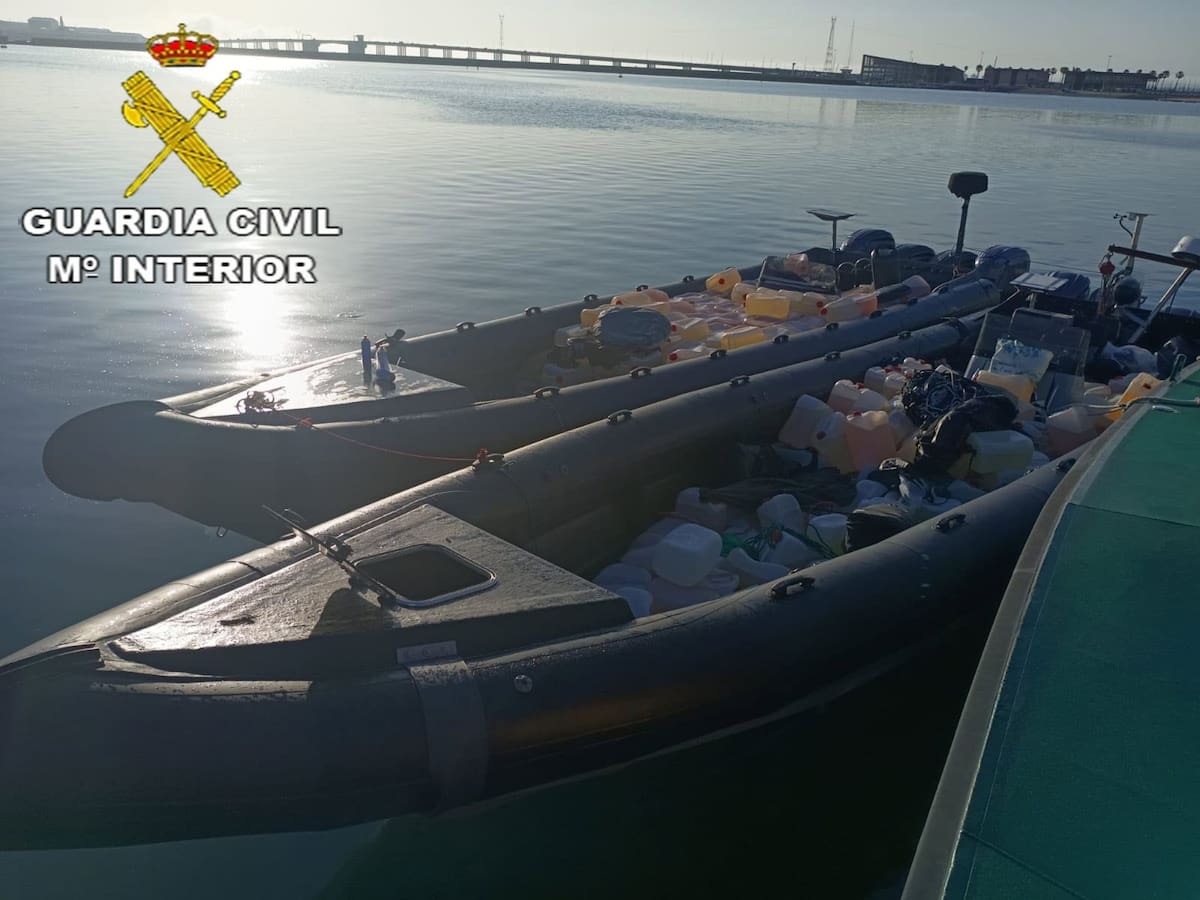 Cuatro detenidos tras un tiroteo en una operación contra el narcotráfico en el Guadalquivir