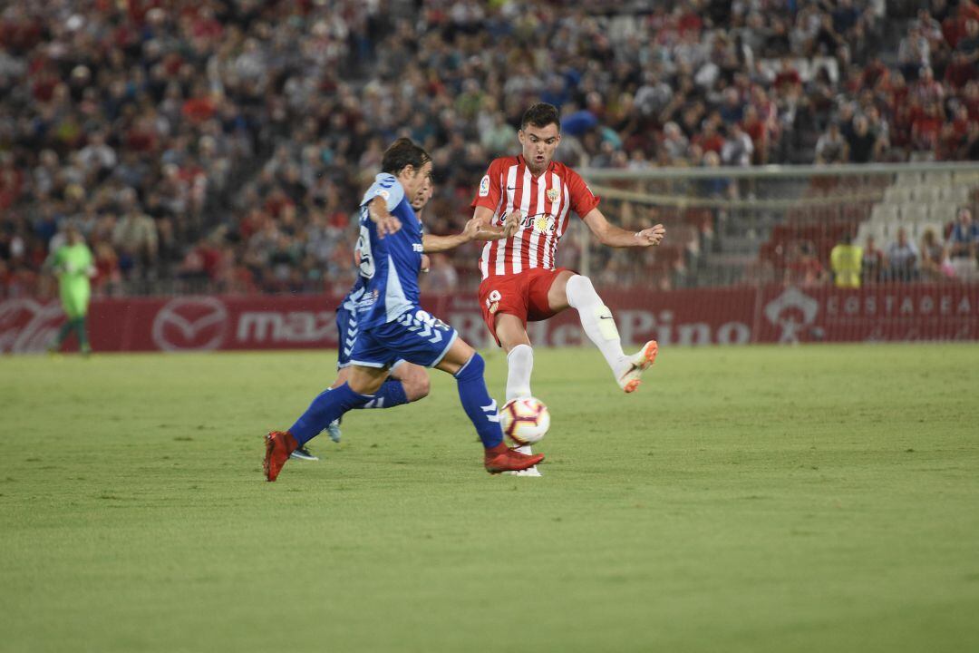 Andoni López, en el Almería-Tenerife. 