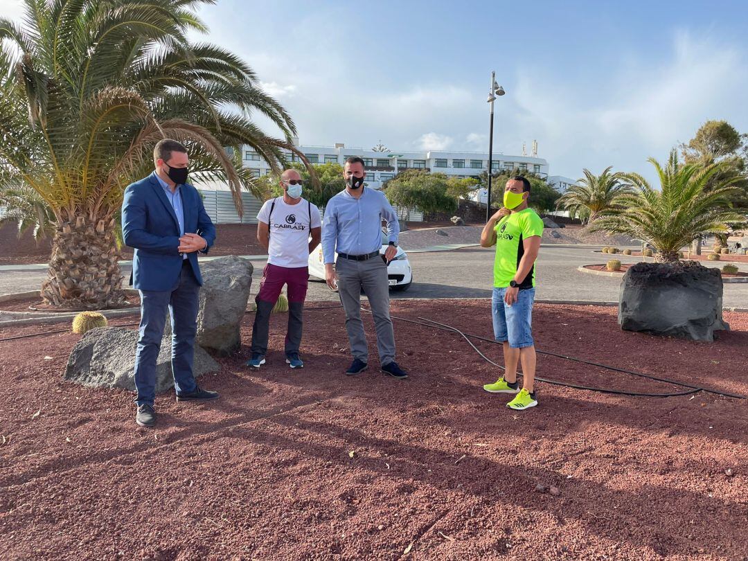 Visita municipal al lugar objeto de la intervención.