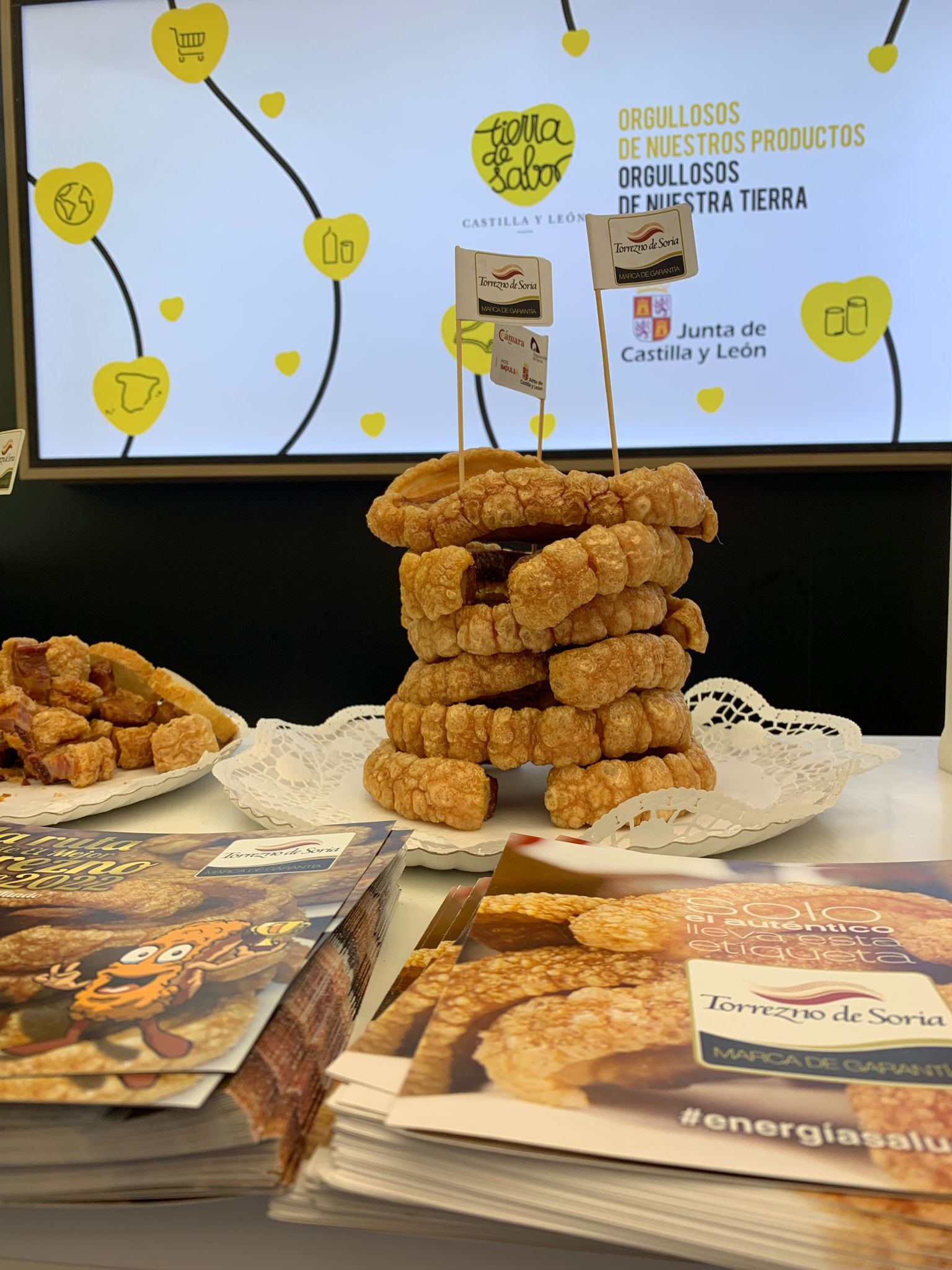 Torreznos de Soria en la San Sebastián Gastronomika.