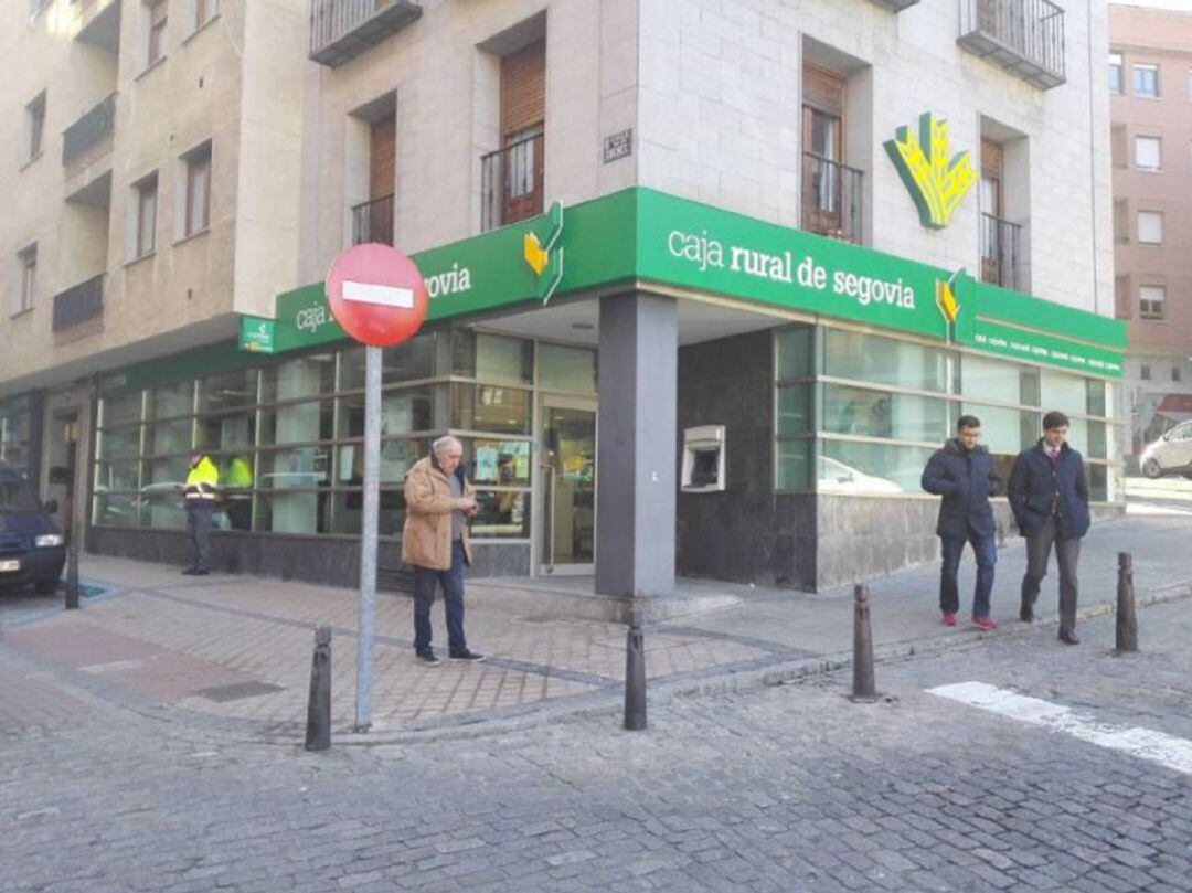 Oficina central de Caja Viva en la capital segoviana