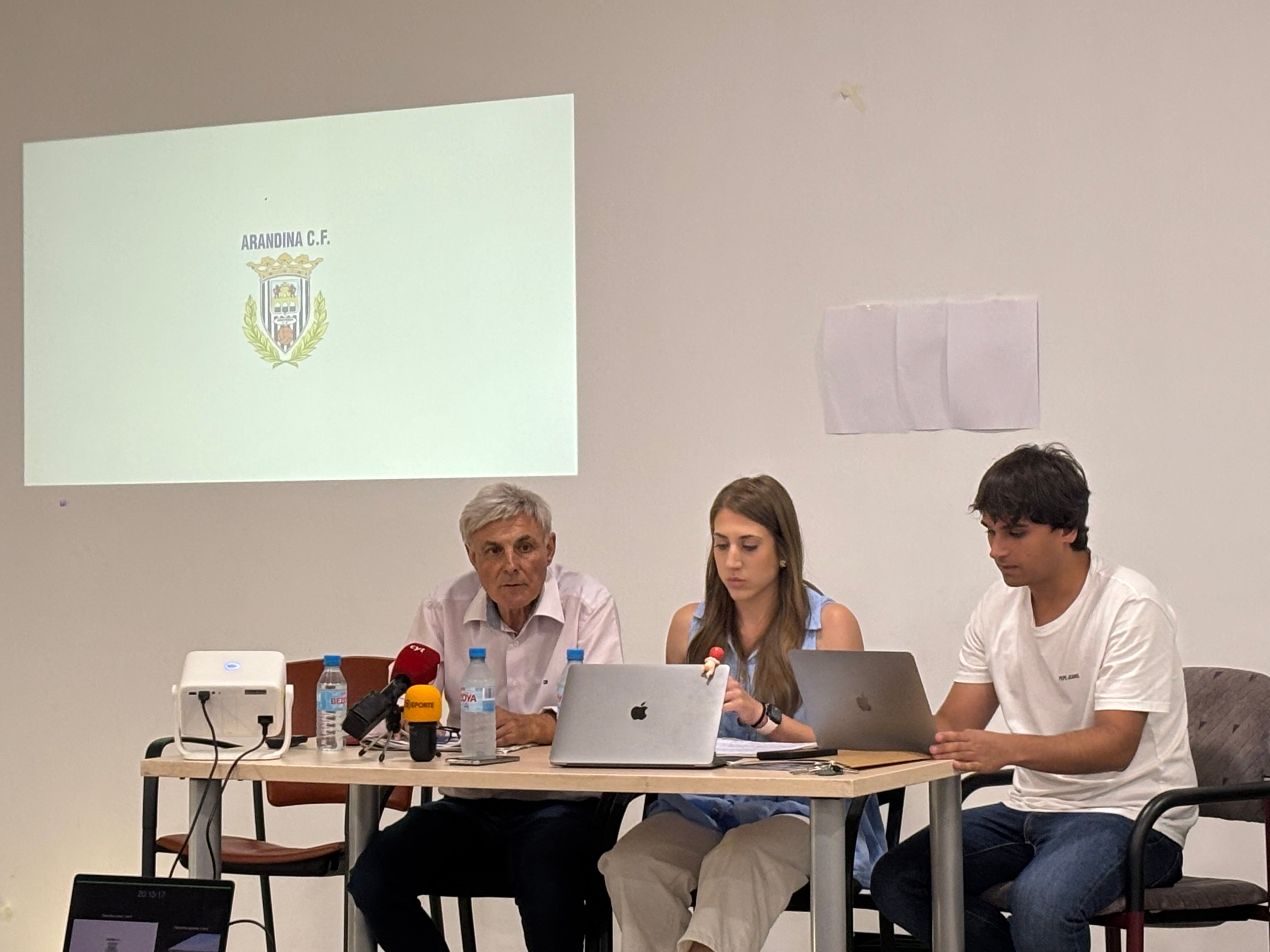 Demetrio Rodríguez, Patricia del Cura y Christian Monzón