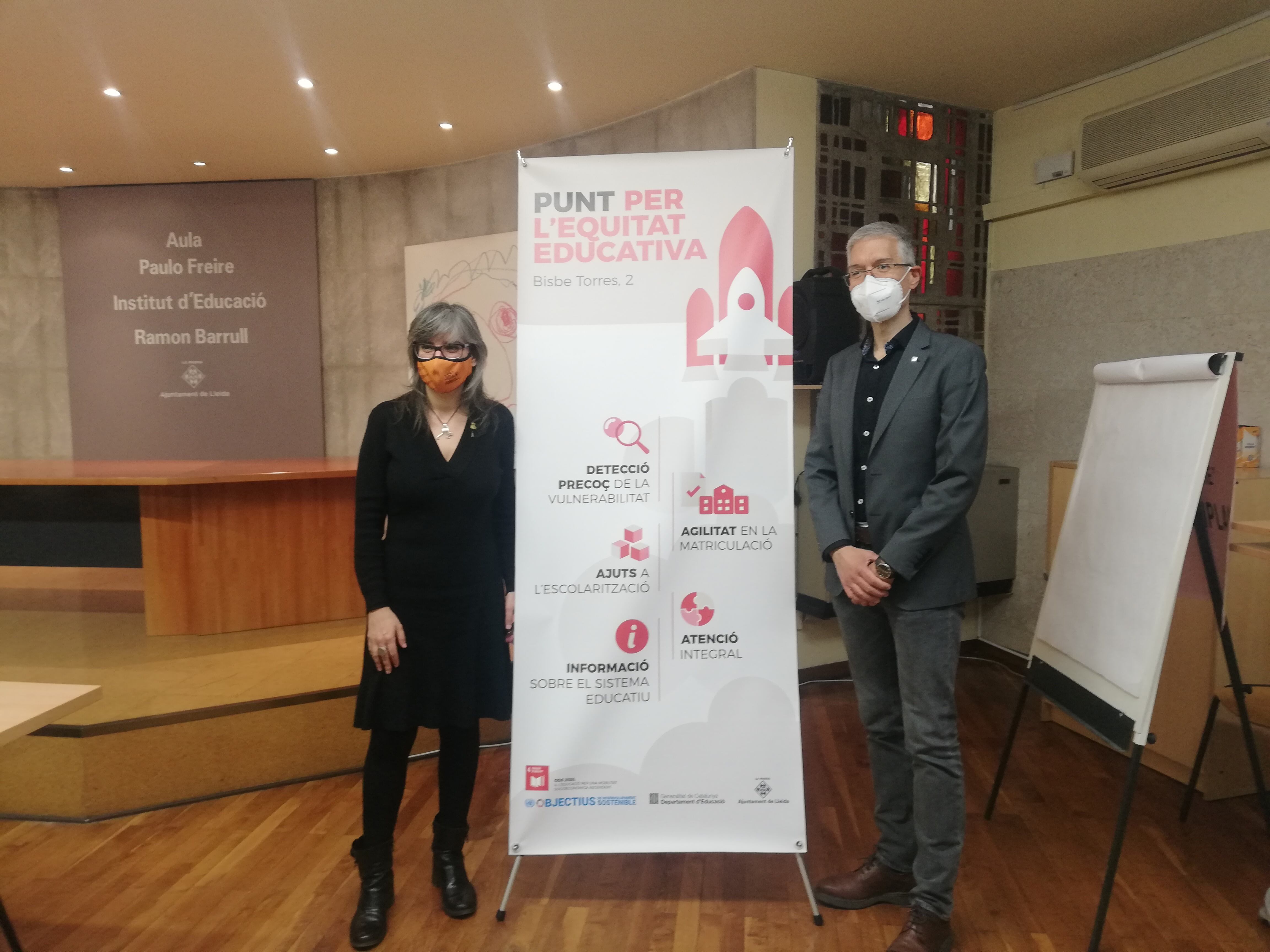 Presentació del balanç del Punt d'Equitat Educativa.