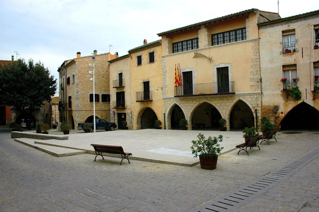 Plaça Major de Peralada