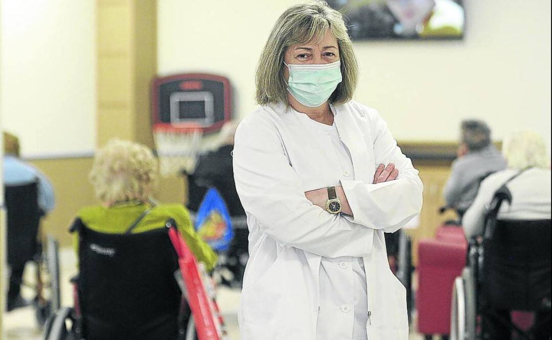 Interior de una residencia de ancianos