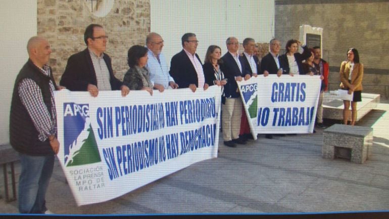 Concentración en favor de la libertad de prensa