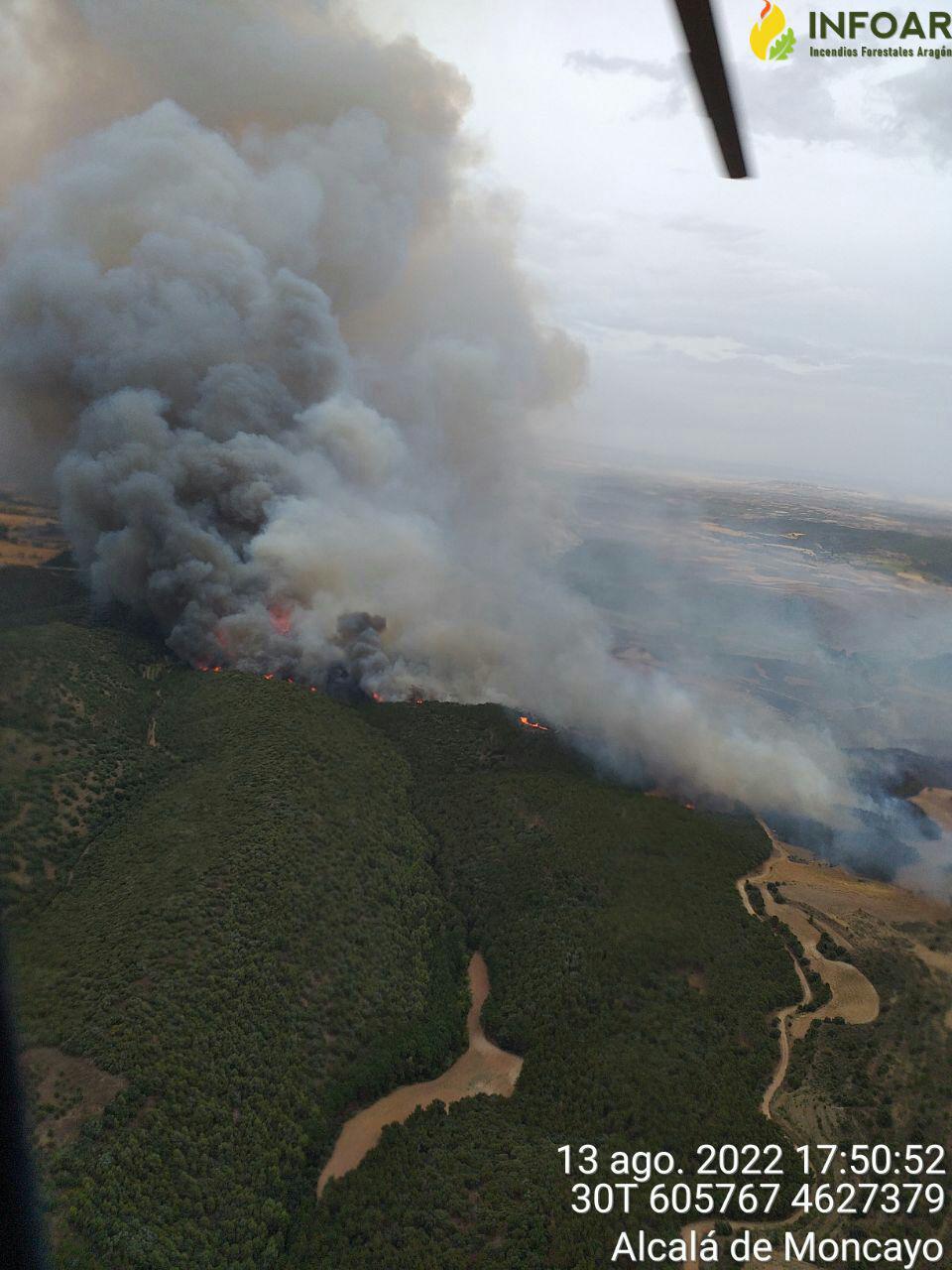 Vista aérea de Alcalá de Moncayo