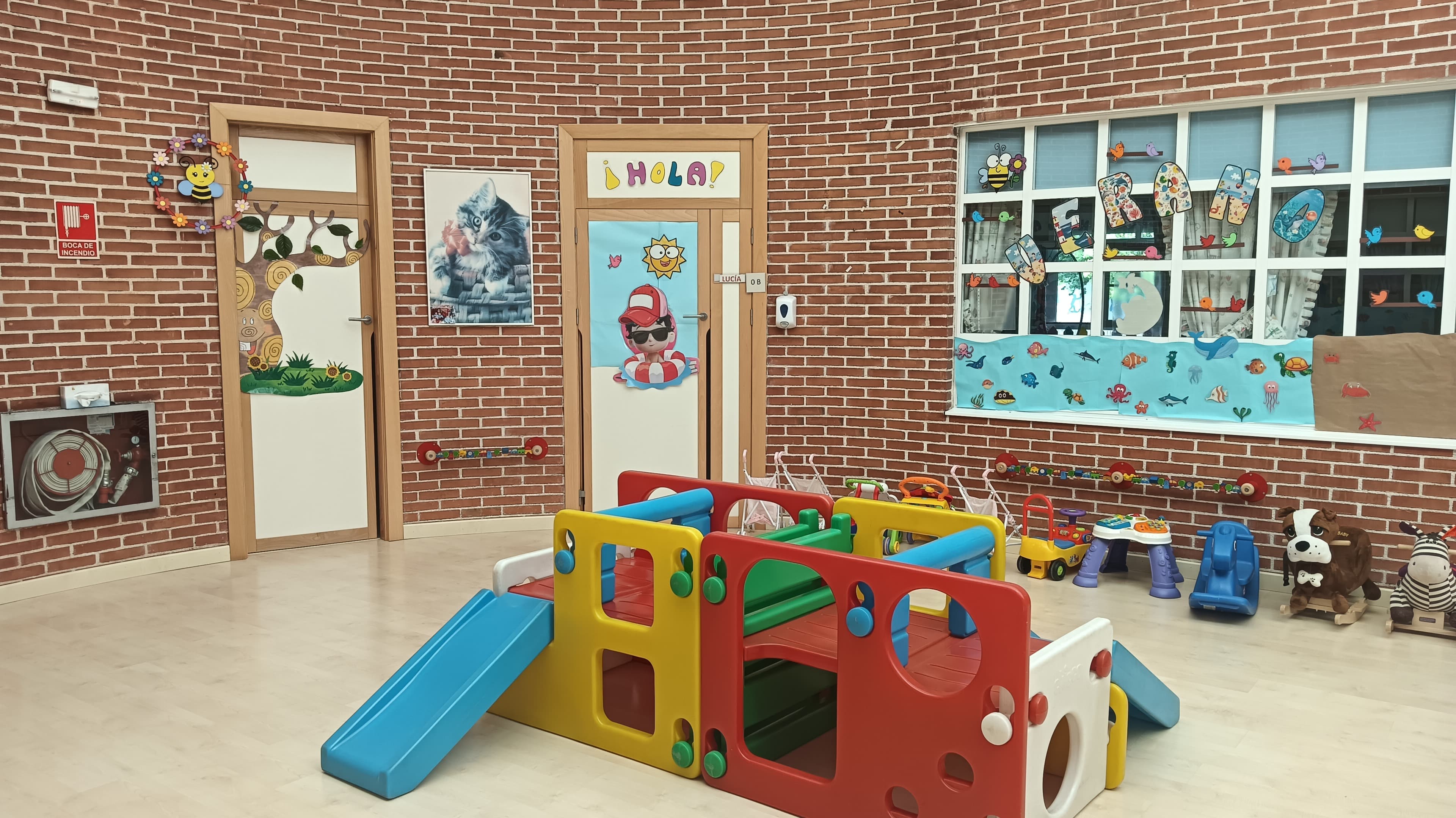 Imagen de archivo de una escuela infantil 